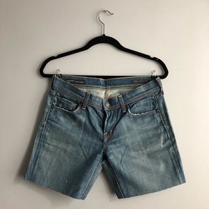 Citizens of Humanity Ingrid Cutoff Denim Shorts – Dark Wash – Size 27